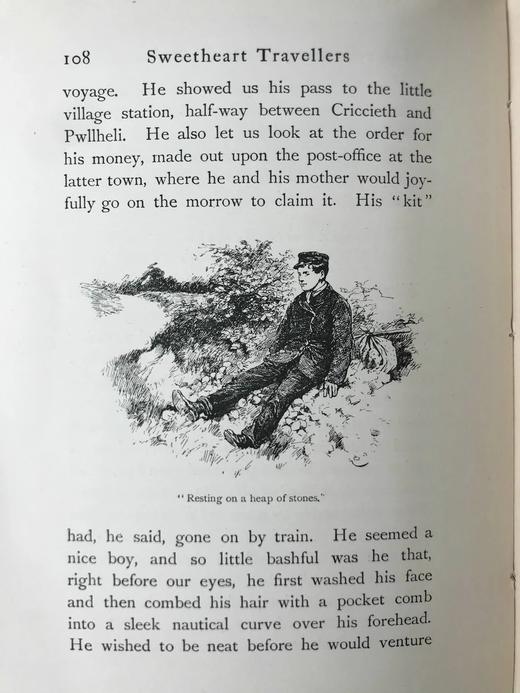 1895年 克罗克特《甜心旅行者》 约80幅精美插图 漆布精装大32开 商品图13