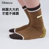 likeuu儿童袜子男女童春秋款中筒袜学生布绣棉袜长筒袜 商品缩略图1