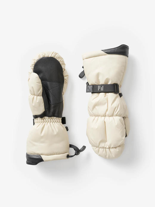 Holden - PUFFY MITTEN - CANVAS - 女装 - 滑雪手套 - 白色 商品图0