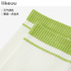 likeuu文字梗男女童运动袜子夏季透气儿童学生趣味中筒袜 34-38码 商品缩略图4