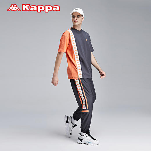 Kappa卡帕串标短袖2021新款男运动短袖休闲T恤夏季半袖K0B32TD65 商品图4