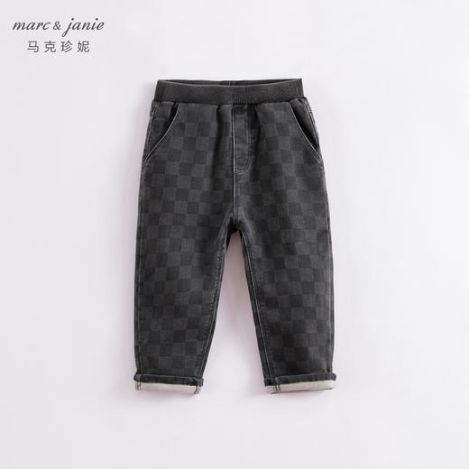 【打折】马克珍妮春装新款 女童印花仿针织牛仔裤 儿童裤子221671 商品图2