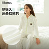 ubras旗下likeuu男女童好奇小熊艺术家开衫家居服套装2022新秋冬 商品缩略图2