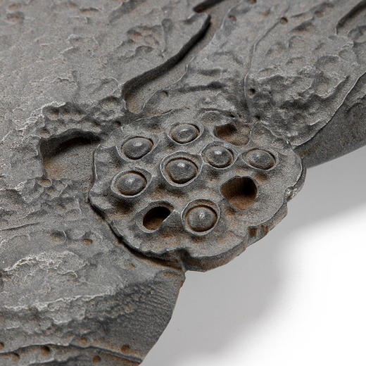 石金道创意乌金石茶盘简约排水家用石材茶海复古茶台大号石头茶具 商品图8