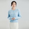东黎 • 小山羊绒女士秋冬圆领经典休闲开衫 22C056 商品缩略图0