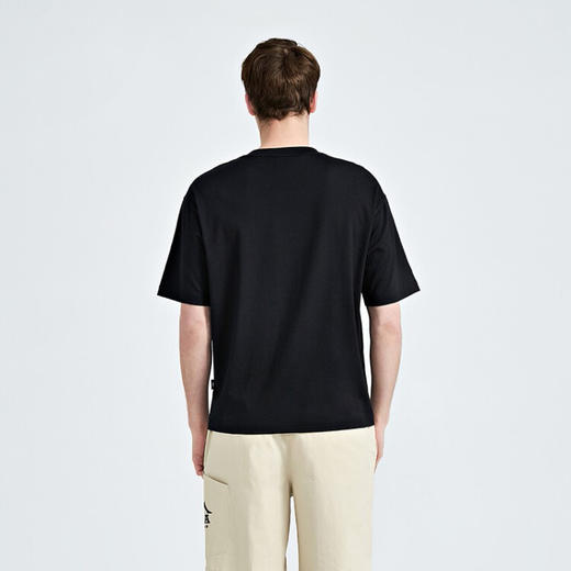 Kappa卡帕短袖男女棋盘格印花运动T恤宽松休闲半袖K0CX2TD29D 商品图1