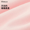 likeuu儿童睡衣套装女童秋衣秋裤囡囡桃天然无印染肌底衣新款LC1132011ZY 商品缩略图1