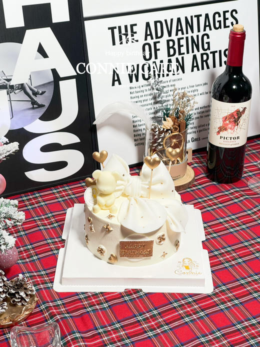 【1287】轻奢白金告白熊 商品图1