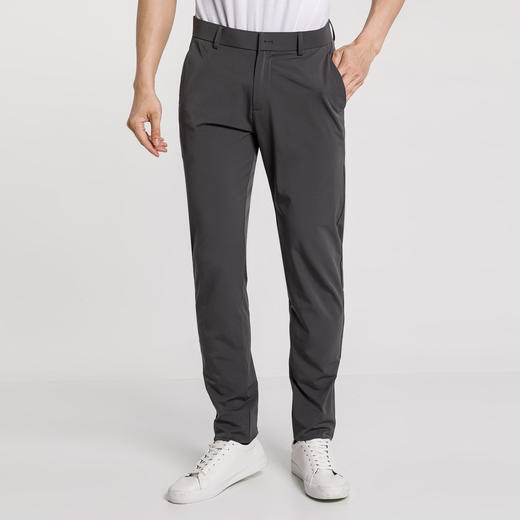 布兰施百搭时尚西裤中腰直筒长裤男式休闲裤 商品图3