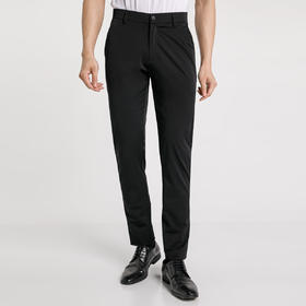 布兰施春夏百搭纯色男士直筒长裤休闲裤