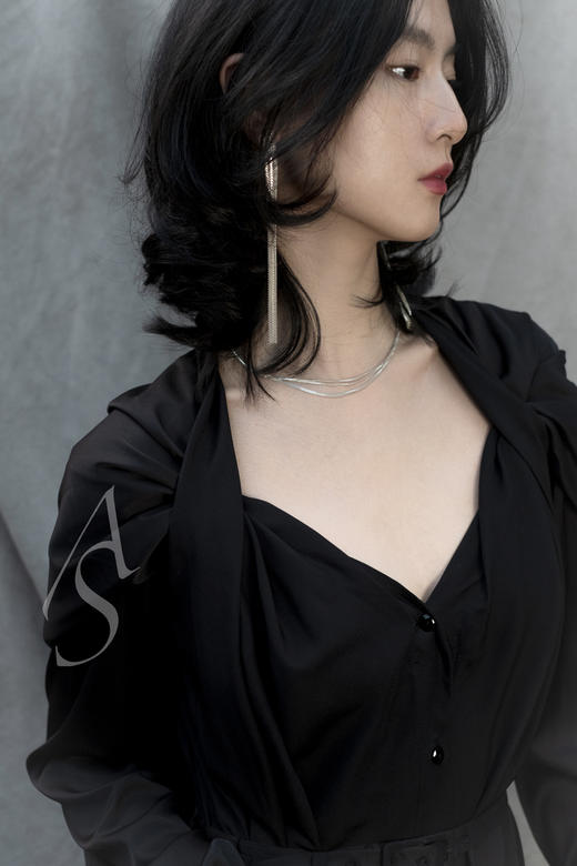 Saskia Diez  银色流苏耳钉/耳夹（一对） 商品图11