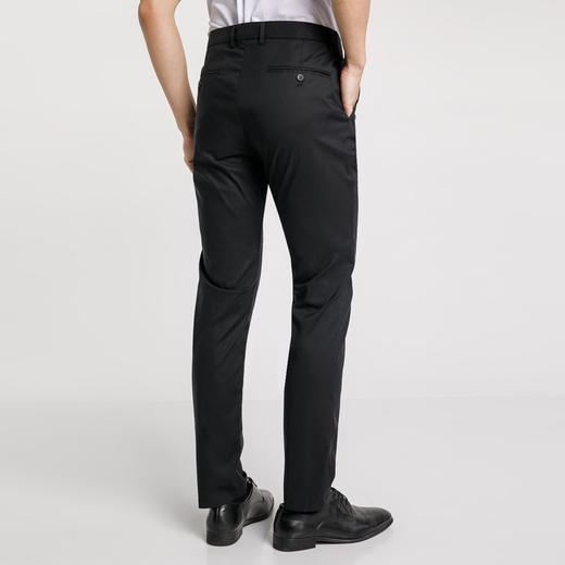 布兰施经典百搭男士直筒长裤纽扣西裤休闲裤 商品图1