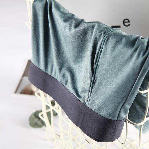 金三塔弹性包覆桑蚕丝 舒适透气 男士纯色平角裤内裤 （私密物品不支持退换）  NZM9A201 商品图1