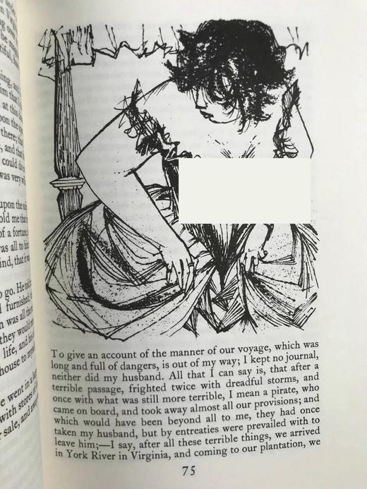 笛福《摩尔·弗兰德斯》 配多幅插图 精装16开带书匣 商品图8