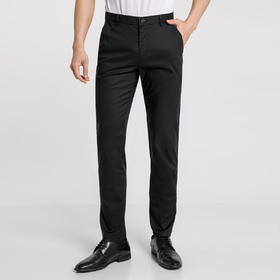 布兰施经典百搭男士直筒长裤纽扣西裤休闲裤