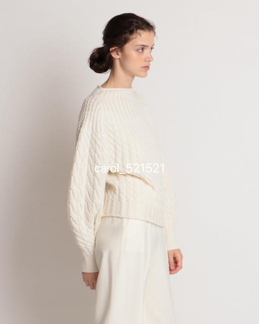 捡漏无标纯原 TH Lana Cash 2 Scuipted TNK 扭花羊绒针织衫 商品图1