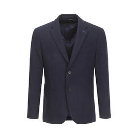 布兰施轻奢简约翻领单西百搭纯色男士西服