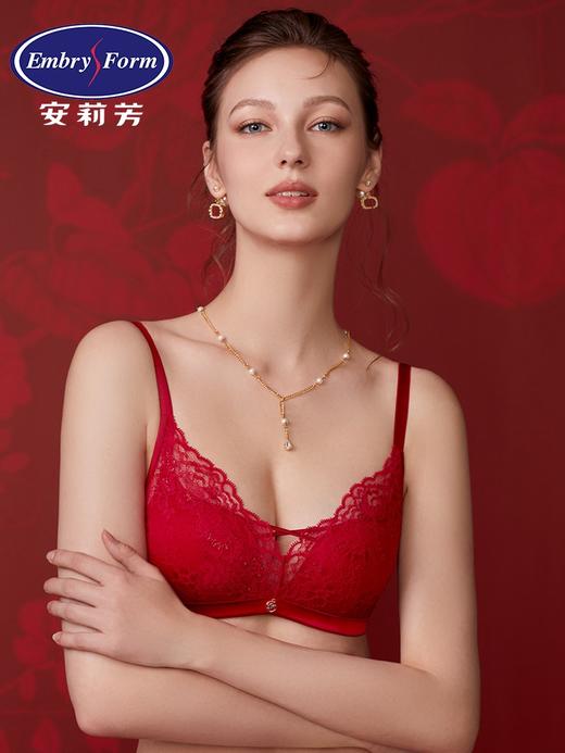 安莉芳专柜新品蕾丝无钢圈文胸女士性感小胸收副乳内衣EB00596 商品图0