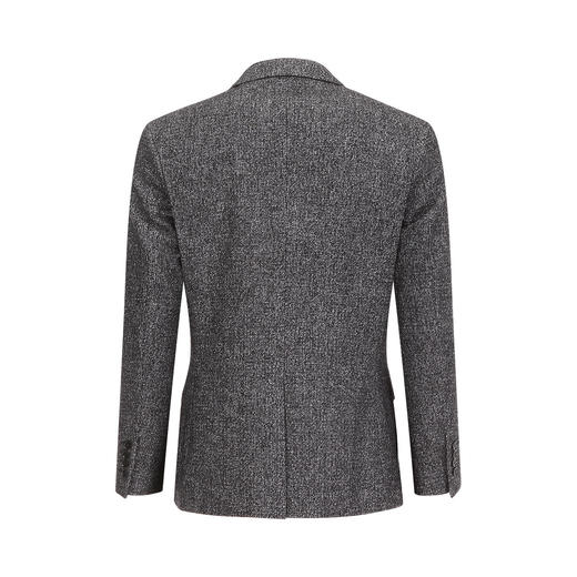 布兰施轻奢商务花灰色绅士经典羊毛西装 商品图2