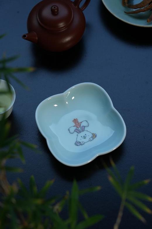 福禄寿喜·玉兔碟 商品图4