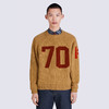 KENZO 高田贤三 男士 VARSITY 美利奴羊毛圆领长袖针织衫 驼色 FC65 PU315 3BA 14 商品缩略图1