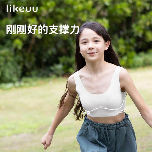 【所有女生直播间】ubras旗下likeuu少女隐形无尺码免拆胸垫文胸 商品图2