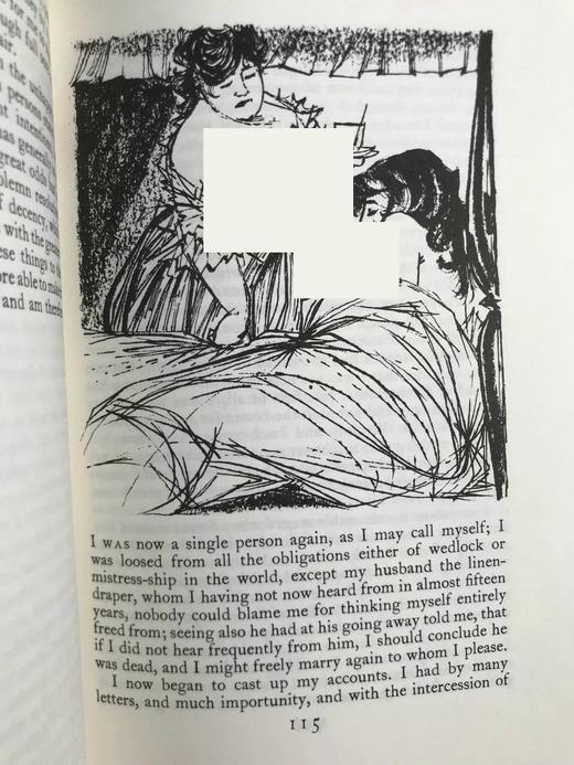 笛福《摩尔·弗兰德斯》 配多幅插图 精装16开带书匣 商品图6