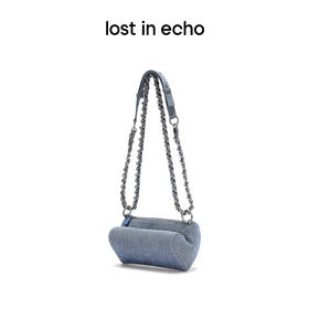 [捡漏价]lost in echo​设计师品牌 ATTENTION包袋系列斜挎包链条圆筒牛仔爱心包