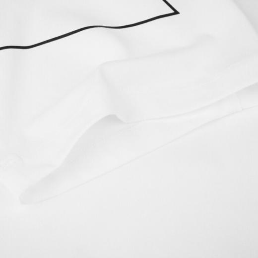 Kappa卡帕短袖2021新款女运动短袖休闲落肩T恤夏季圆领印花半袖K0B42TD75D 漂白-001 S 商品图2