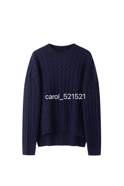 捡漏无标纯原 TH Lana Cash 2 Scuipted TNK 扭花羊绒针织衫 商品图8