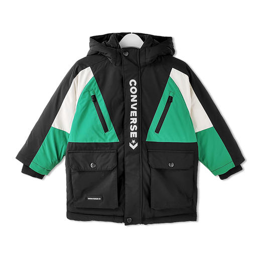 匡威童装冬季新长款连帽保暖时尚百搭羽绒服防风外套 CV2242009 商品图4