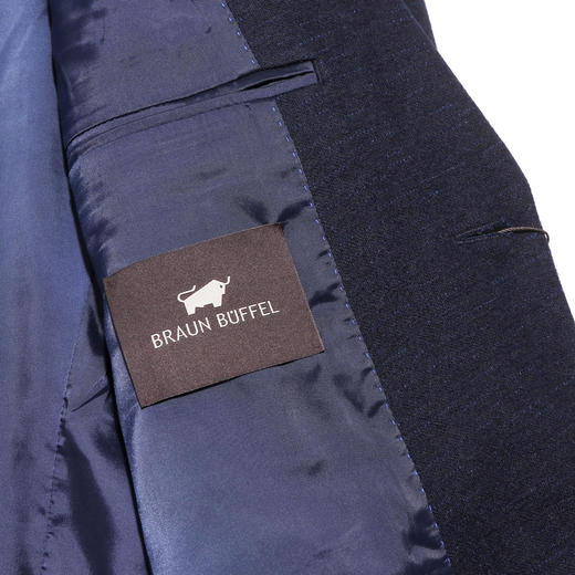 布兰施轻奢简约翻领单西百搭纯色男士西服 商品图5