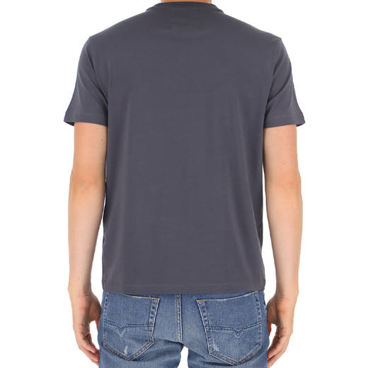 EMPORIO ARMANI 阿玛尼 男士棉质徽标印花圆领短袖T恤 深灰色 8N1TN5 1JPZZ 0686 商品图3