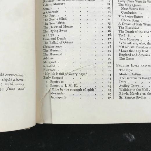 札尼斯朵夫工坊特装本！1892年 丁尼生诗集 1幅肖像插图 全真皮精装32开 商品图3