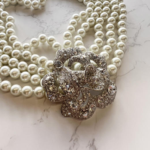 北京仓｜KJL-The Tiffany-奥黛丽·赫本·双子星 珍珠项链［美国设计师］ 商品图3