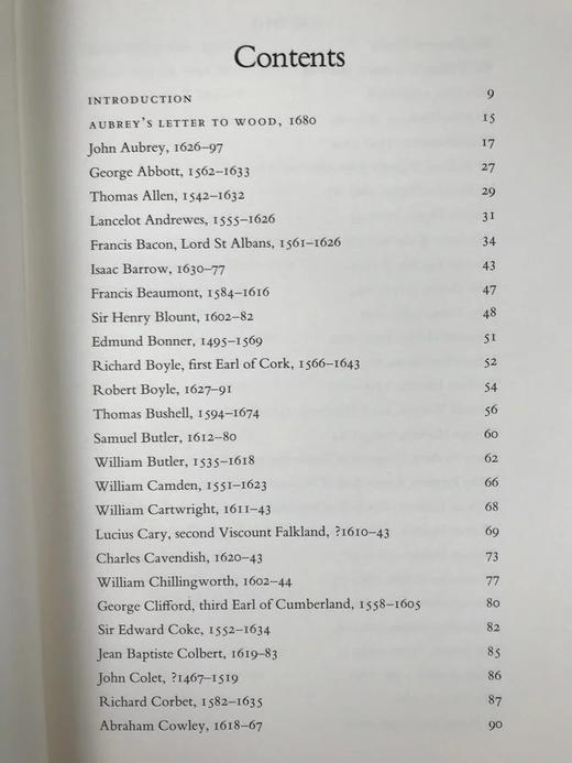 约翰·奥布雷《英国名人小传》 配肖像插图 精装16开带书匣 商品图4