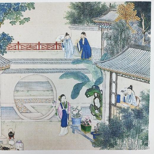 《清• 孙温绘全本红楼梦》（宣纸典藏册），宣纸彩色仿真复制。全册1 函3 册，共230 幅图，成品尺寸为45 厘米乘40 厘米，作家出版社出版，定价16800，售价4988元。 商品图8