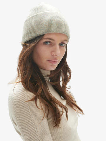 Holden - CASHMERE CUFF BEANIE - SLATE GRAY - 女装 - 毛线帽 - 灰色 商品图0