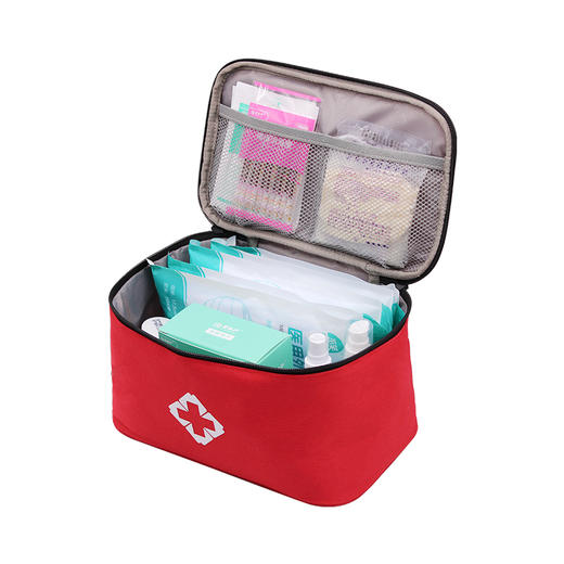 爱备护 车载应急户外旅行 消毒防护套装 ABH-L009M 红色  含12种189件急救用品 商品图1