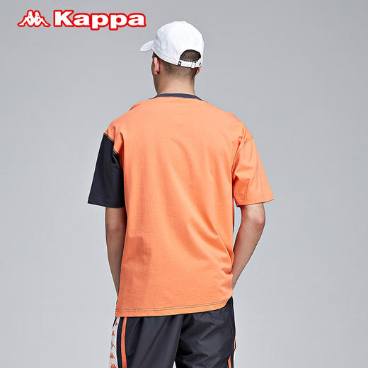 Kappa卡帕串标短袖2021新款男运动短袖休闲T恤夏季半袖K0B32TD65 商品图1