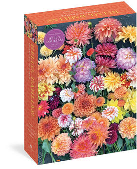 你好，大丽花！1000片艺术拼图生日礼物 英文原版 Hello  Dahlias! 1 000-Piece Puzzle