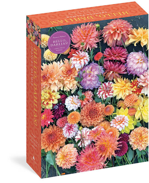 你好，大丽花！1000片艺术拼图生日礼物 英文原版 Hello  Dahlias! 1 000-Piece Puzzle 商品图0