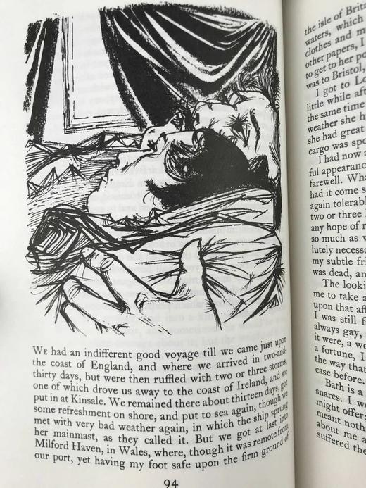 笛福《摩尔·弗兰德斯》 配多幅插图 精装16开带书匣 商品图7