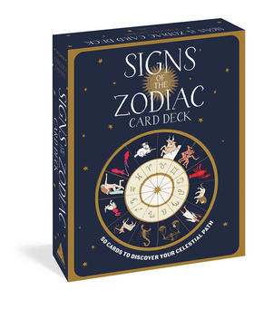 十二宫卡牌 艺术周边 英文原版 Signs of the Zodiac Card Deck