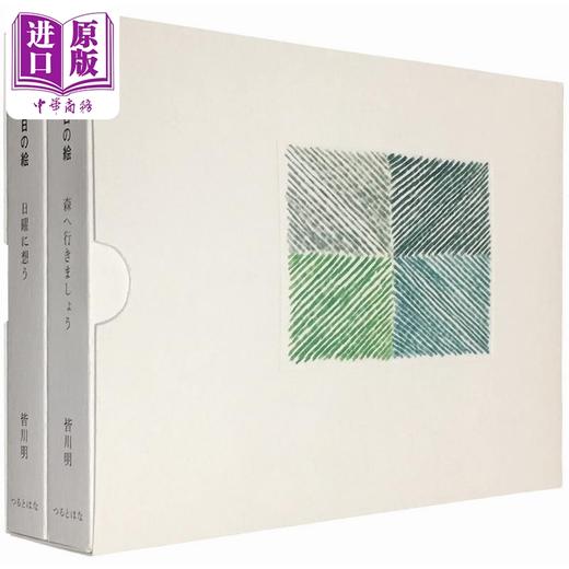 【中商原版】本日の絵皆川明挿画集２巻セット 进口艺术 今日之画，皆川明插画作品集 皆川明 つるとはな 日文原版 商品图1