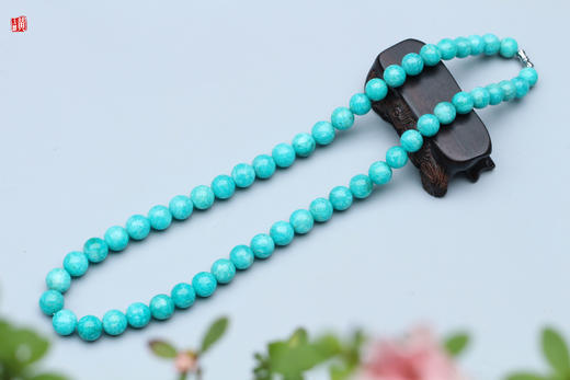 天河石项链，珠径12mm 商品图0