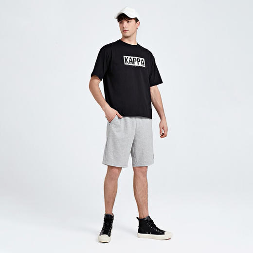 Kappa卡帕短袖新款男女字母印花运动T恤休闲圆领上衣K0CX2TD20V 商品图2