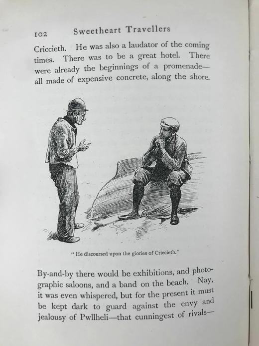 1895年 克罗克特《甜心旅行者》 约80幅精美插图 漆布精装大32开 商品图14