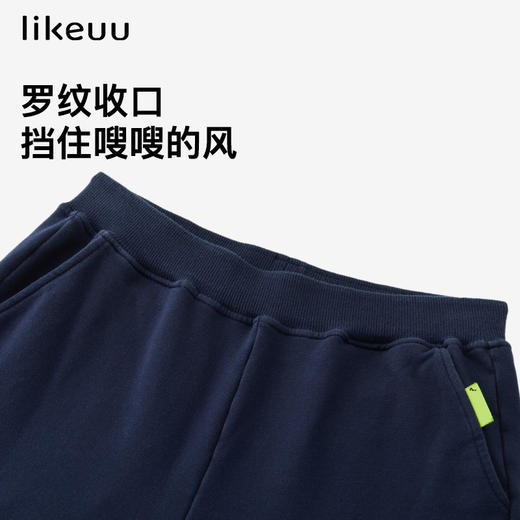 ubras旗下likeuu儿童卫裤男女中大童休闲裤子2022秋冬新款 商品图3