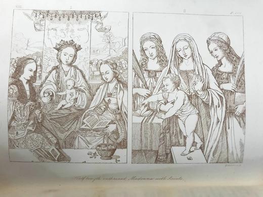 1899年 圣母玛利亚传奇 192幅版画插图 漆布精装大32开 商品图11